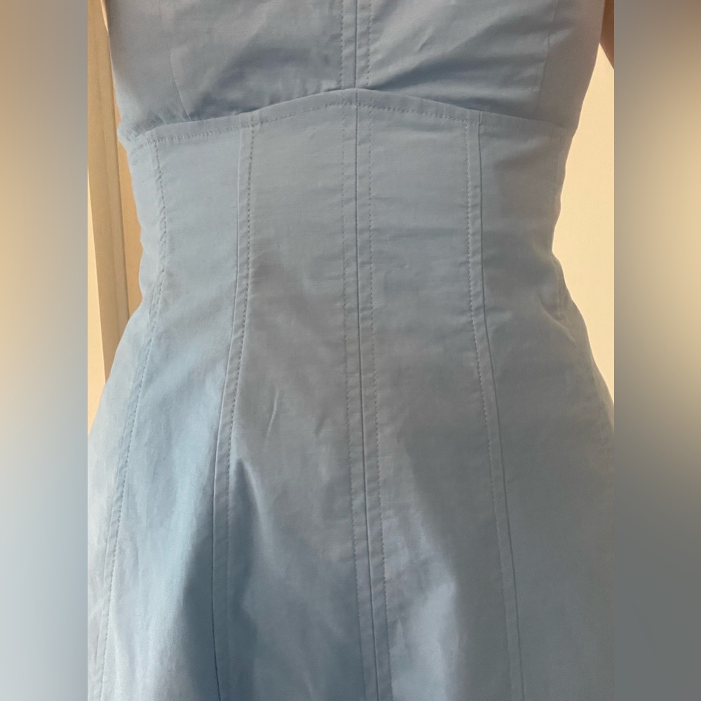 Blue Midi Sleeveless Dress - worn once! - Picture 4 of 5